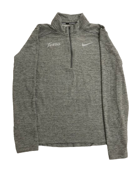 Keilan Robinson Texas Football Player Exclusive Quarter-Zip Pullover (Size M)