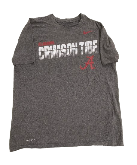 Keilan Robinson Alabama Football Team Issued Workout Shirt (Size L)