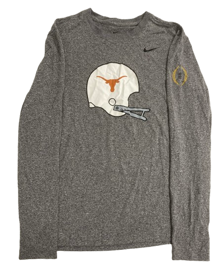 Keilan Robinson Texas Football Player Exclusive "College Football Playoffs" Long Sleeve Shirt (Size M)