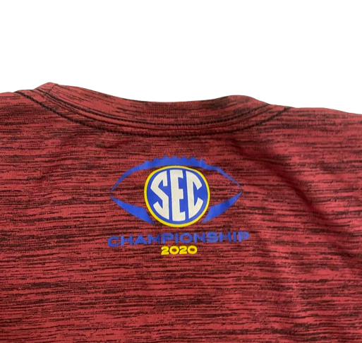 Keilan Robinson Alabama Football Player Exclusive "2020 SEC Championship" Game Shirt (Size LT)