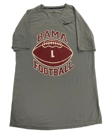 Keilan Robinson Alabama Football Player Exclusive Workout Shirt (Size L)