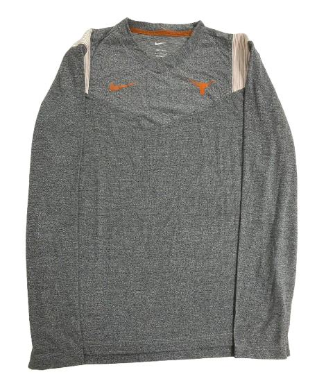 Keilan Robinson Texas Football Team Issued Long Sleeve Workout Shirt (Size M)