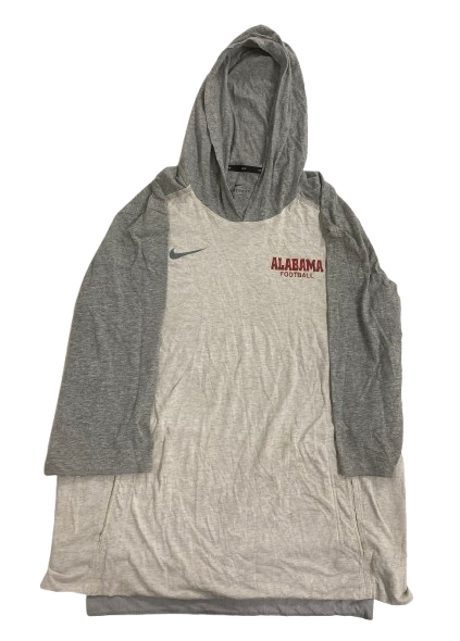 Keilan Robinson Alabama Football Player Exclusive 3/4 Sleeve Performance Hoodie (Size M)