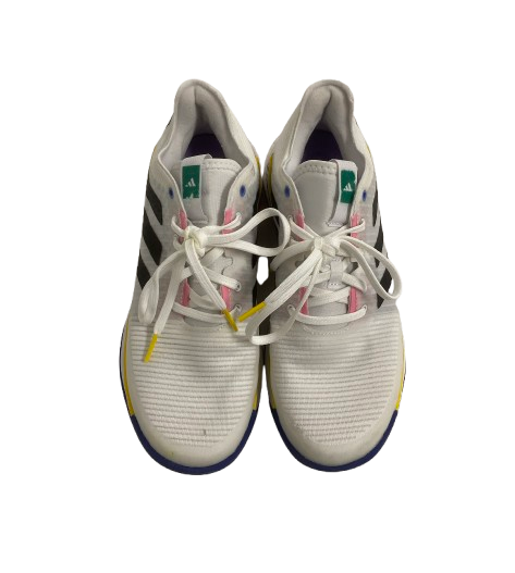 Lexi Rodriguez Nebraska Volleyball SIGNED Team Issued Training Worn Adidas Shoes (Size 8)