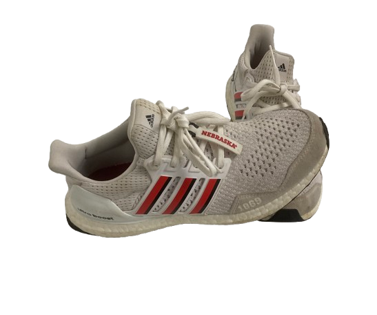 Lexi Rodriguez Nebraska Volleyball SIGNED Player Exclusive Training Worn Adidas Shoes (Size 7.5)