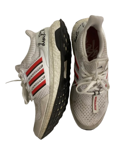 Lexi Rodriguez Nebraska Volleyball SIGNED Player Exclusive Training Worn Adidas Shoes (Size 7.5)