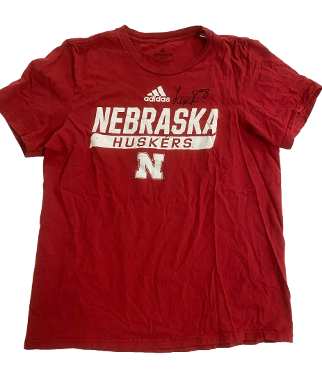 Lexi Rodriguez Nebraska Volleyball SIGNED Player Exclusive Practice Shirt (Size M)