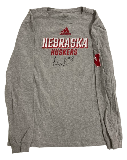 Lexi Rodriguez Nebraska Volleyball SIGNED Player Exclusive Long Sleeve Practice Shirt (Size M)