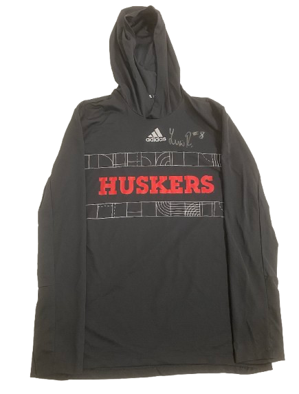 Lexi Rodriguez Nebraska Volleyball SIGNED Team Issued Performance Hoodie (Size M)