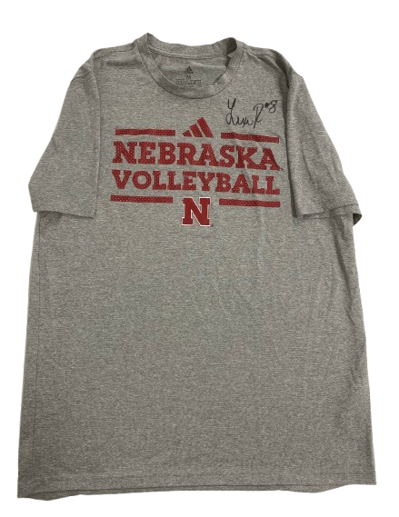 Lexi Rodriguez Nebraska Volleyball SIGNED Player Exclusive Practice Shirt (Size M)