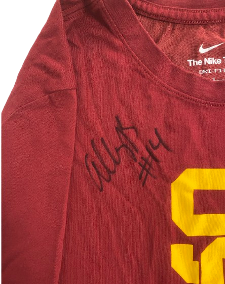 Ally Batenhorst USC Volleyball SIGNED Player Exclusive Workout Shirt (Size L)