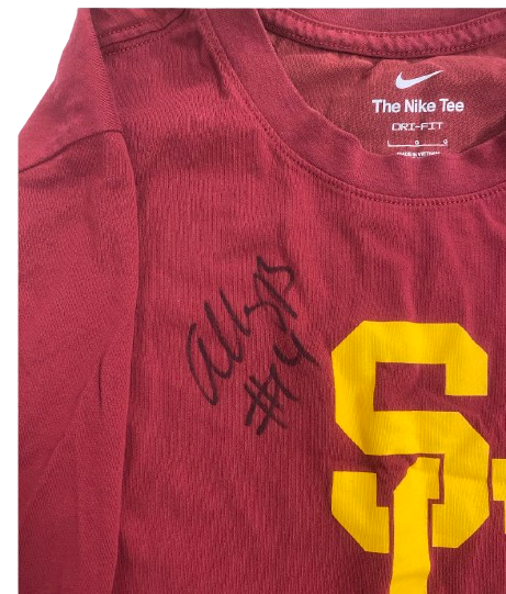 Ally Batenhorst USC Volleyball SIGNED Player Exclusive Workout Shirt (Size L)