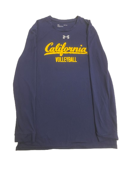 Paige Morningstar California Volleyball Player Exclusive Long Sleeve Workout Shirt (Size S)