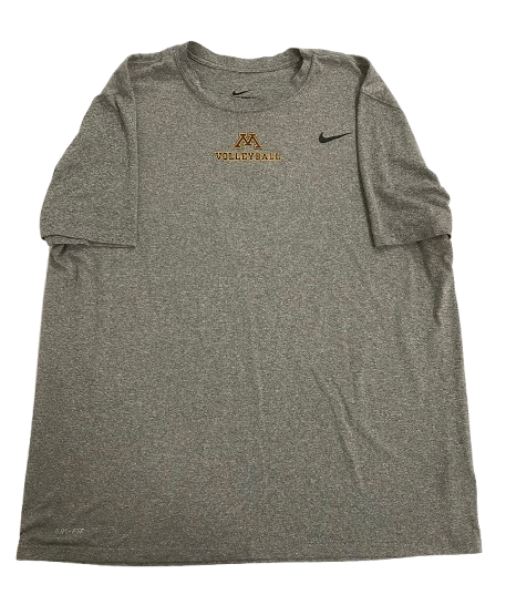 Melani Shaffmaster Minnesota Volleyball SIGNED Player Exclusive Practice Shirt (Size XXL)