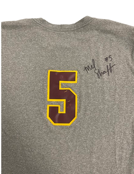 Melani Shaffmaster Minnesota Volleyball SIGNED Player Exclusive Practice Shirt (Size XXL)