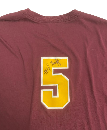 Melani Shaffmaster Minnesota Volleyball SIGNED Player Exclusive Practice Shirt (Size XXL)