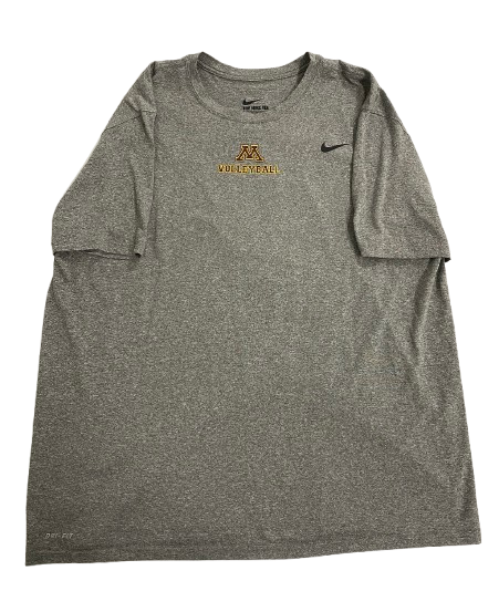 Melani Shaffmaster Minnesota Volleyball SIGNED Player Exclusive Practice Shirt (Size XXL)