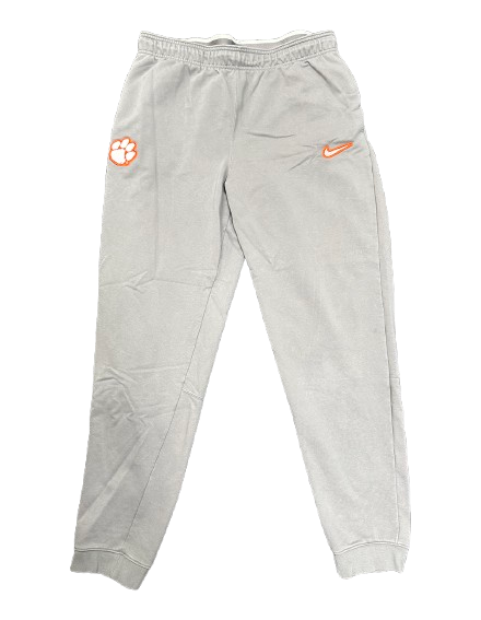 Bubba McAtee Clemson Football Player Exclusive Travel Sweatpants (Size L)