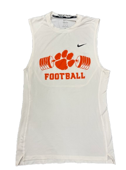 Bubba McAtee Clemson Football Player Exclusive "Strength & Conditioning" Workout Tank (Size XL)