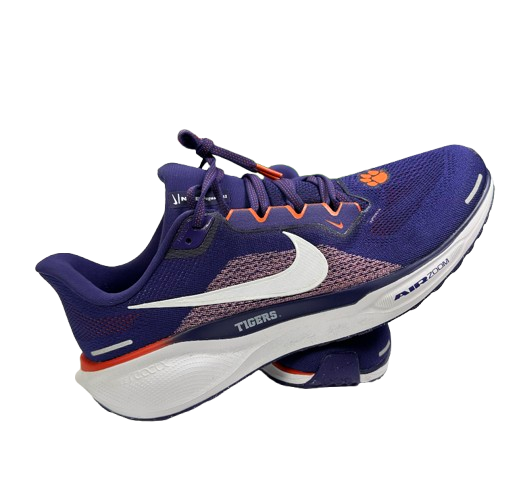 Bubba McAtee Clemson Football Team Issued "Nike Air Zoom Pegasus 41" Shoes (Size 12)