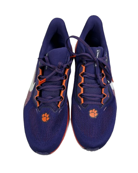 Bubba McAtee Clemson Football Team Issued "Nike Air Zoom Pegasus 41" Shoes (Size 12)