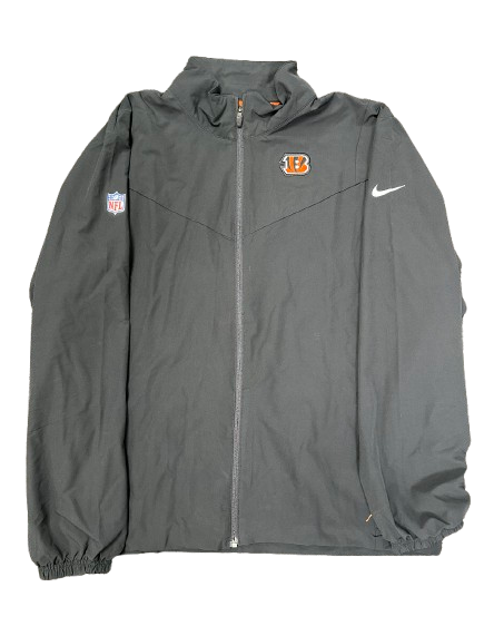 Trenton Irwin Cincinnati Bengals Player Exclusive Zip-Up Jacket (Size L)