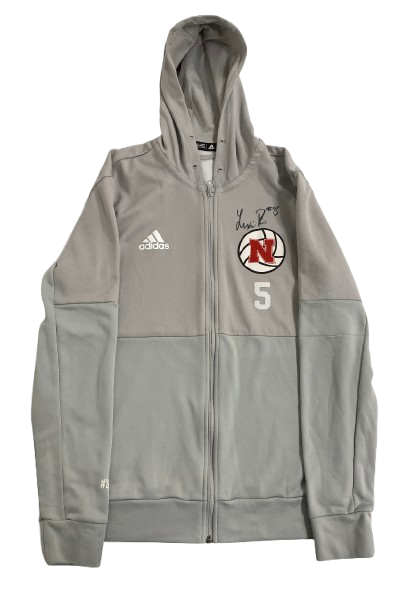 Lexi Rodriguez Nebraska Volleyball SIGNED Player Exclusive Travel Jacket with 