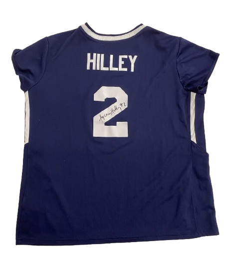 Sydney Hilley Omaha Supernovas SIGNED Player Exclusive Pre-Game Warm-Up Shirt with Name on Back (Size L)