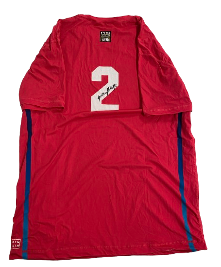 Sydney Hilley Omaha Supernovas SIGNED Player Exclusive Pre-Game Warm-Up Shirt (Size L)
