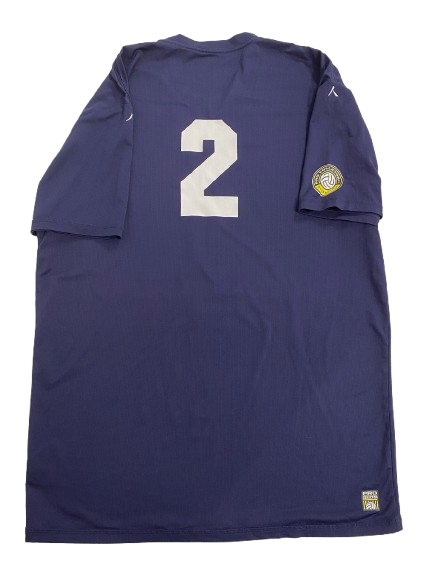 Sydney Hilley Omaha Supernovas SIGNED Player Exclusive Practice Worn Shirt (Size M)