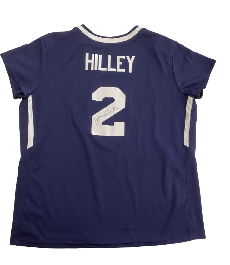 Sydney Hilley Omaha Supernovas SIGNED Player Exclusive Pre-Game Warm-Up Shirt with Name on Back (Size L)