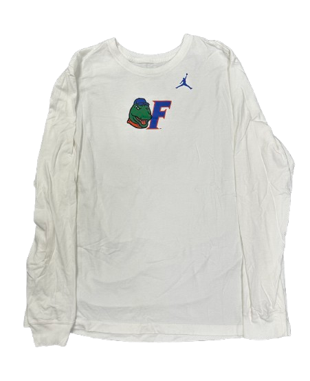 Graham Mertz Florida Football Player Exclusive Long Sleeve Workout Shirt (Size XXL)
