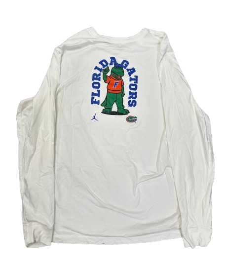 Graham Mertz Florida Football Player Exclusive Long Sleeve Workout Shirt (Size XXL)