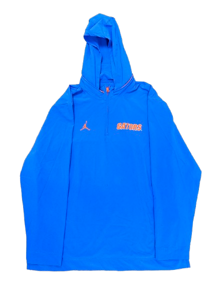 Graham Mertz Florida Football Player Exclusive Quarter-Zip Jacket (Size XL)