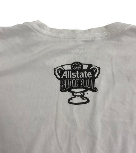 CJ Rogers Baylor Football Player Exclusive "2022 Sugar Bowl" Workout Shirt (Size L)
