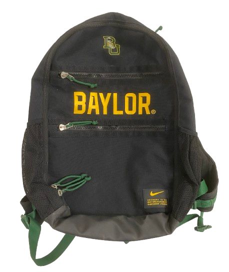 CJ Rogers Baylor Football Player Exclusive Travel Backpack