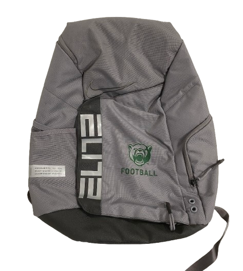 CJ Rogers Baylor Football Player Exclusive "Nike Elite" Travel Backpack