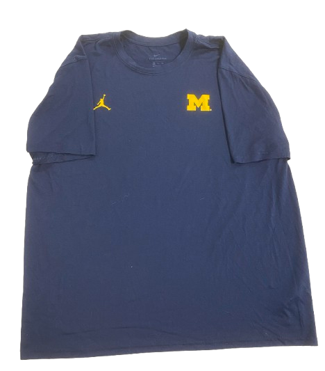 William Wagner Michigan Football Team Issued Workout Shirt (Size XXL)