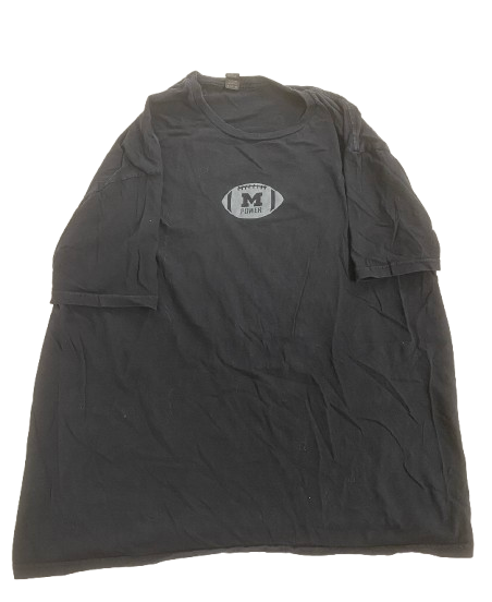 William Wagner Michigan Football Player Exclusive Black Special Teams "POWER" T-Shirt (Size XL)