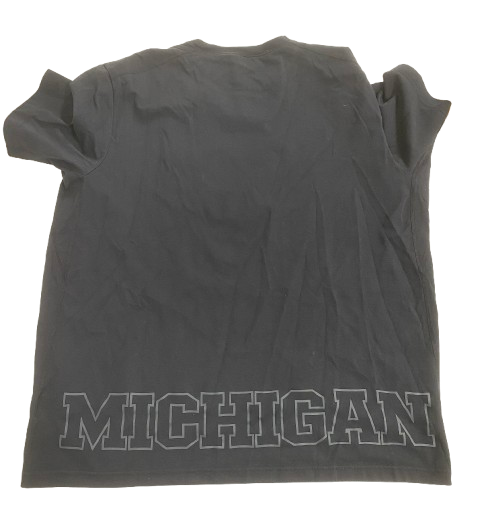 William Wagner Michigan Football Team Issued Workout Shirt (Size XL)