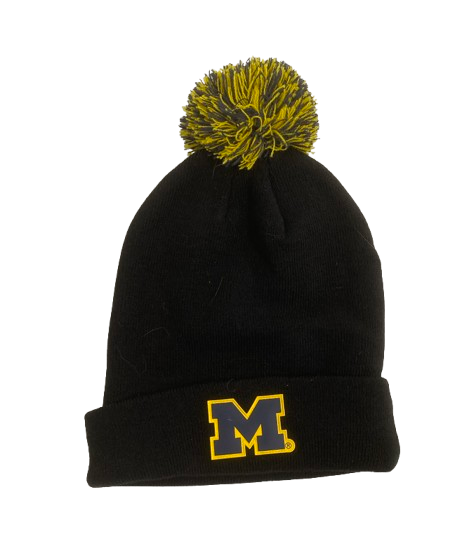 William Wagner Michigan Football Player Exclusive Black Beanie Hat