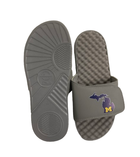 William Wagner Michigan Football Team Issued Slides (Size 13)