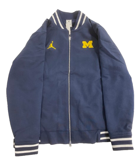 William Wagner Michigan Football Player Exclusive PREMIUM On-Field Jacket (Size XL)