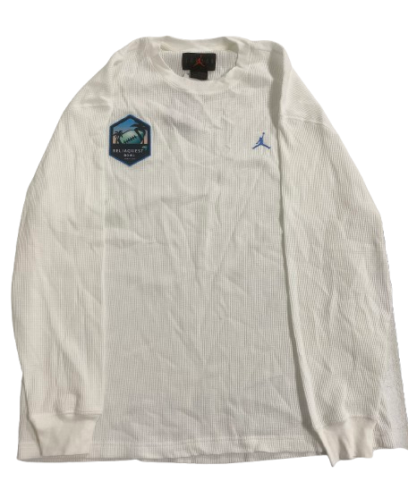 William Wagner Michigan Football Player Exclusive "12/31/24 ReliaQuest Bowl vs. Alabama" Premium Jordan Waffle Style Long Sleeve Shirt (Size XL) - New with Tags