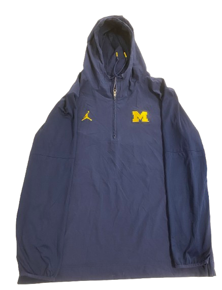 William Wagner Michigan Football Player Exclusive Quarter-Zip Jacket (Size XL)