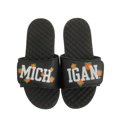 William Wagner Michigan Football Player Exclusive "2021 College Football Playoffs Orange Bowl" Slides (Size 12)
