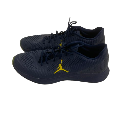 William Wagner Michigan Football Player Exclusive Jordan Training Shoes (Size 13)