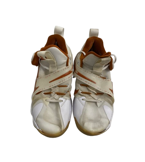 Jenna Wenaas Texas Volleyball SIGNED Player Exclusive GAME WORN Shoes with "2023 National Champions" Inscription (Size 9.5)