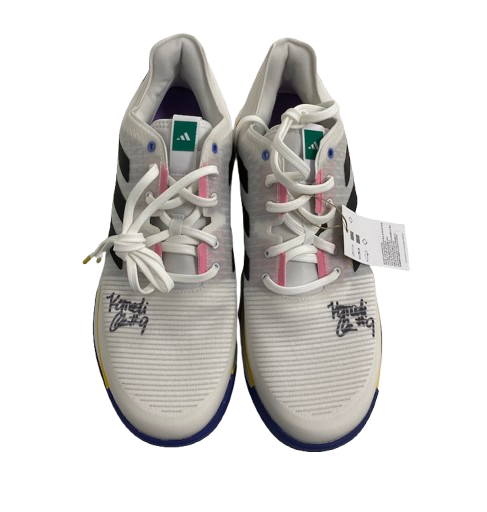 Kennedi Orr Nebraska Volleyball SIGNED Team Issued Adidas Training Shoes (Size 9.5)