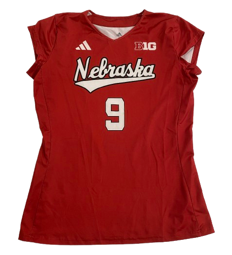 Kennedi Orr Nebraska Volleyball SIGNED GAME WORN Jersey (Size L)